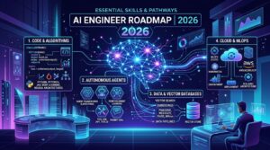 AI Engineer Roadmap 2026 Skills and Architecture Diagram